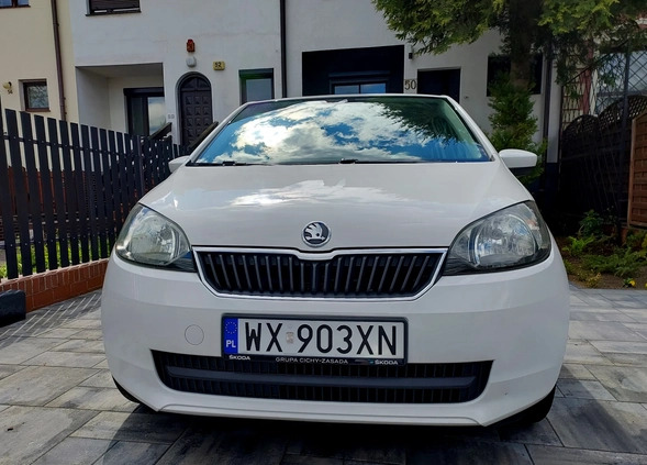 Skoda Citigo cena 15900 przebieg: 247500, rok produkcji 2013 z Warszawa małe 137